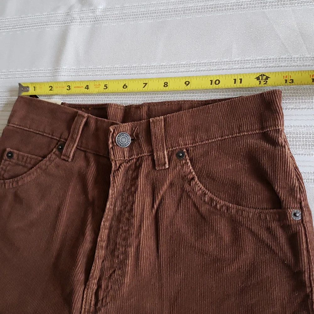 Levi's NEW 565 Wide Leg Jeans Girls Slim Microvelvet Cotton RARE! Made in USA